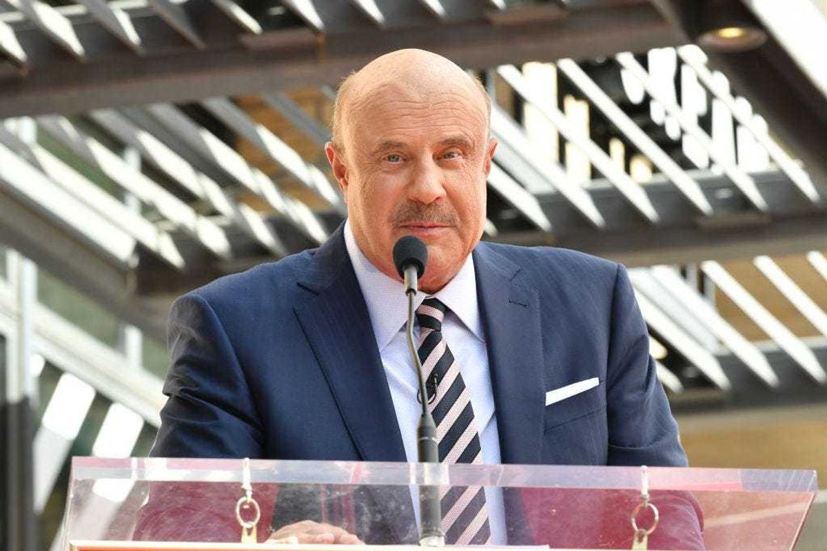 Dr. Phil McGraw speaks at the ceremony honoring Dr. him with a star on The Hollywood Walk Of Fame on February 21, 2020 in Hollywood, California. (Photo by Amy Sussman/Getty Images)