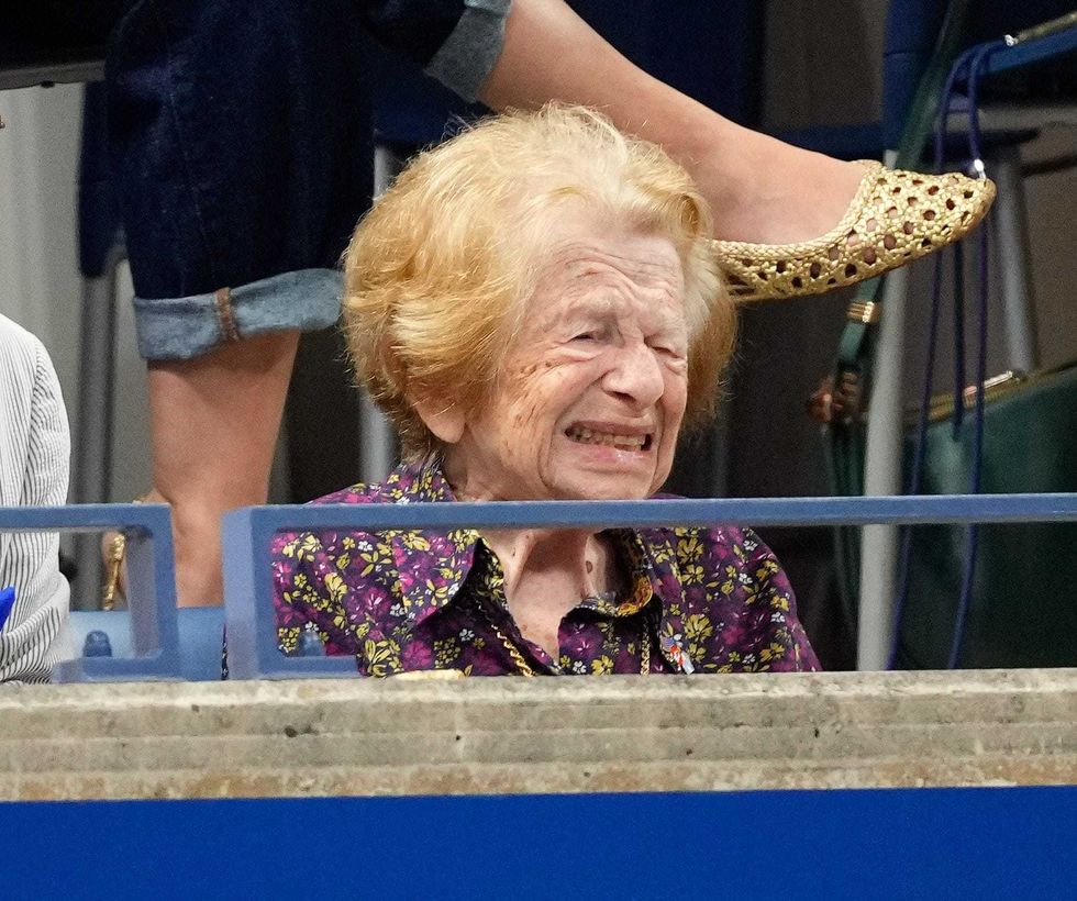 Dr. Ruth is seen at the opening day 2023 U.S. Open Tennis Tournament on Aug. 28, 2023
