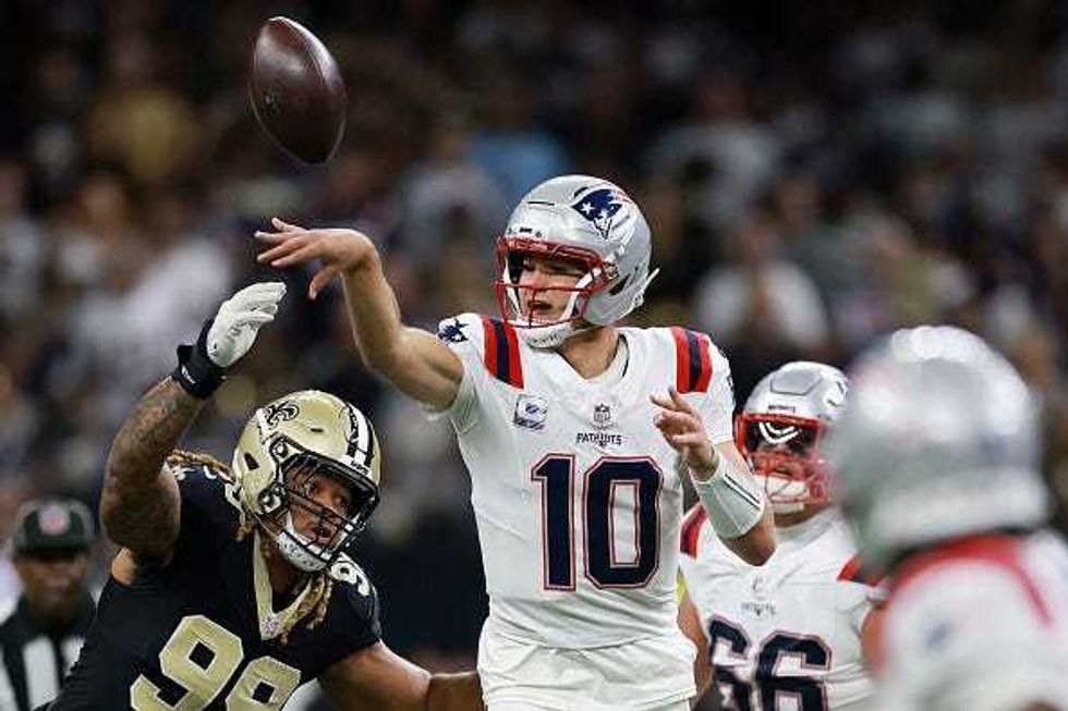 Drake Maye and Chase Young