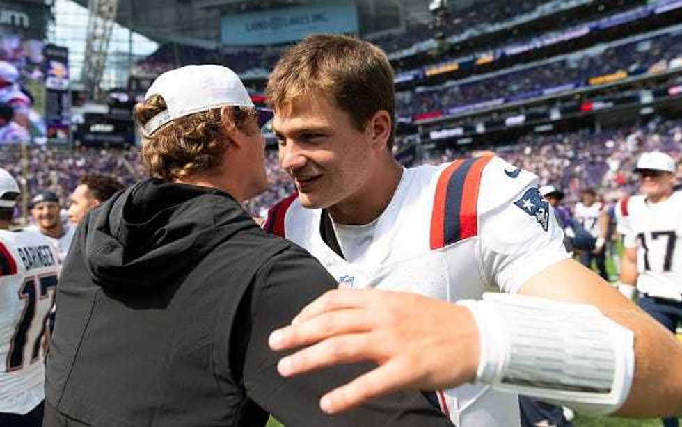 Drake Maye and JJ McCarthy