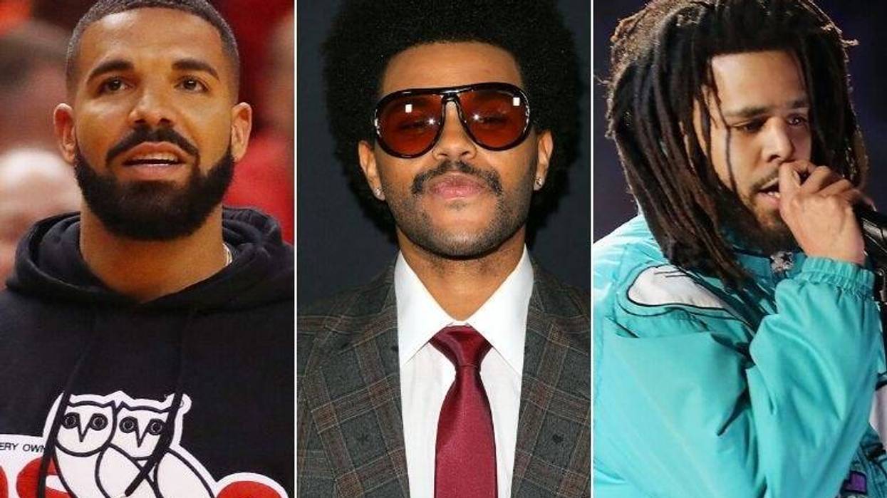 Drake, The Weeknd, and J. Cole