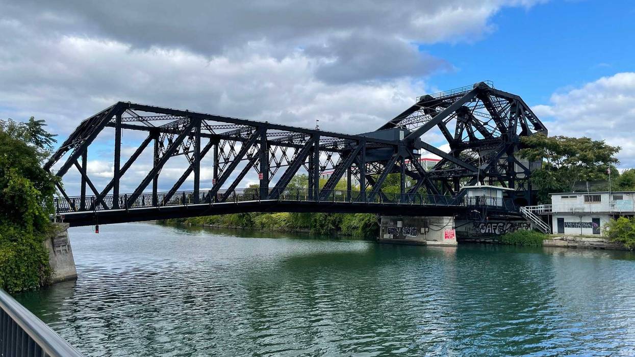 Draw bridge at Freedom Park