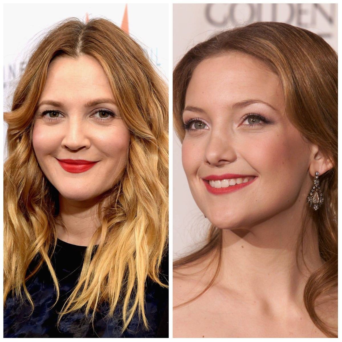Drew Barrymore and Kate Hudson