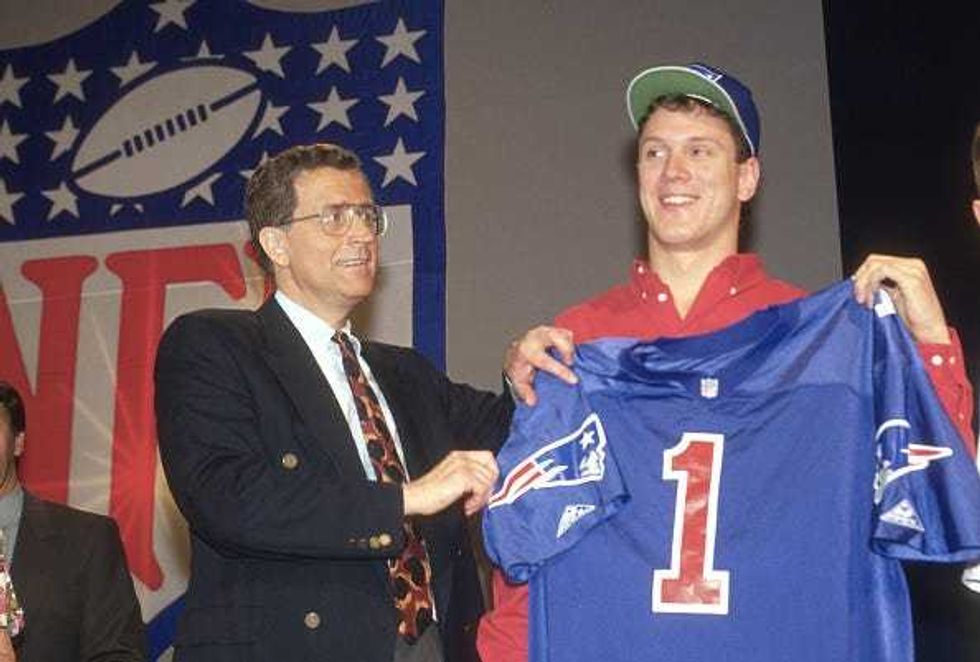 Drew Bledsoe and Paul Tagliabue