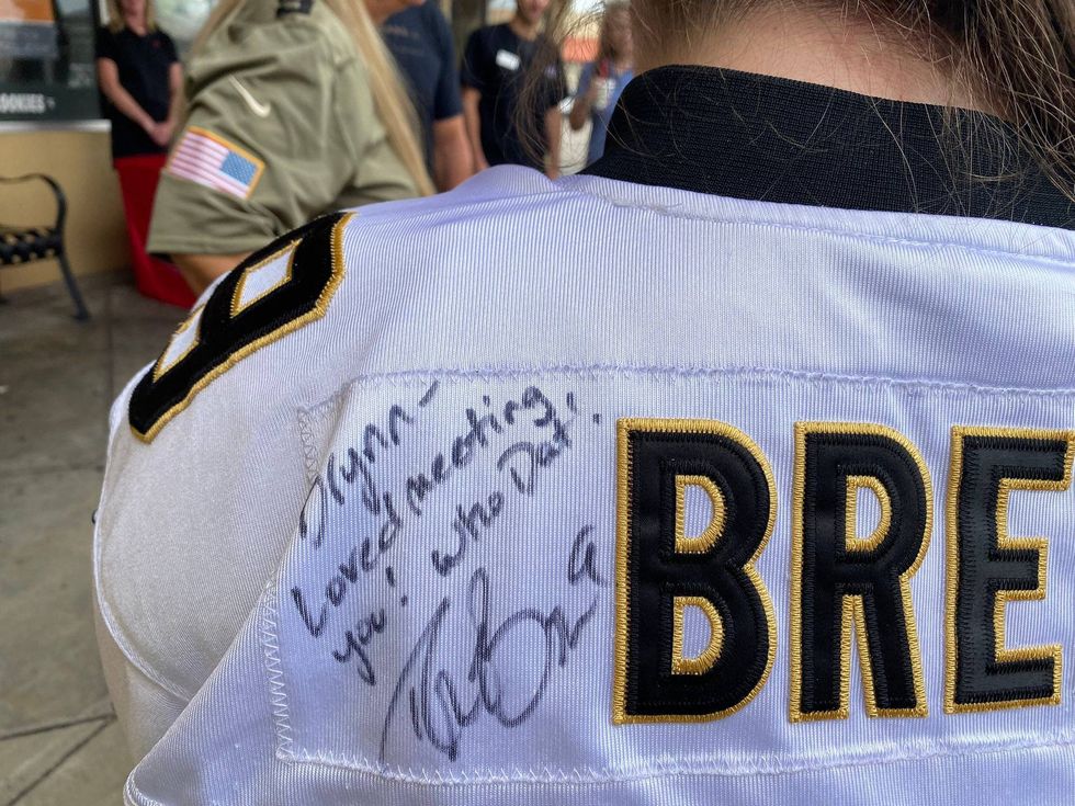Drew Brees signed jersey