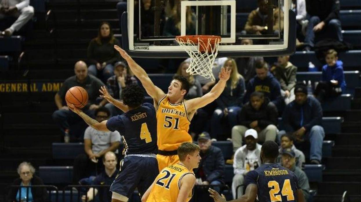 Drexel junior forward James Butler (#51) has seven double-doubles this season.