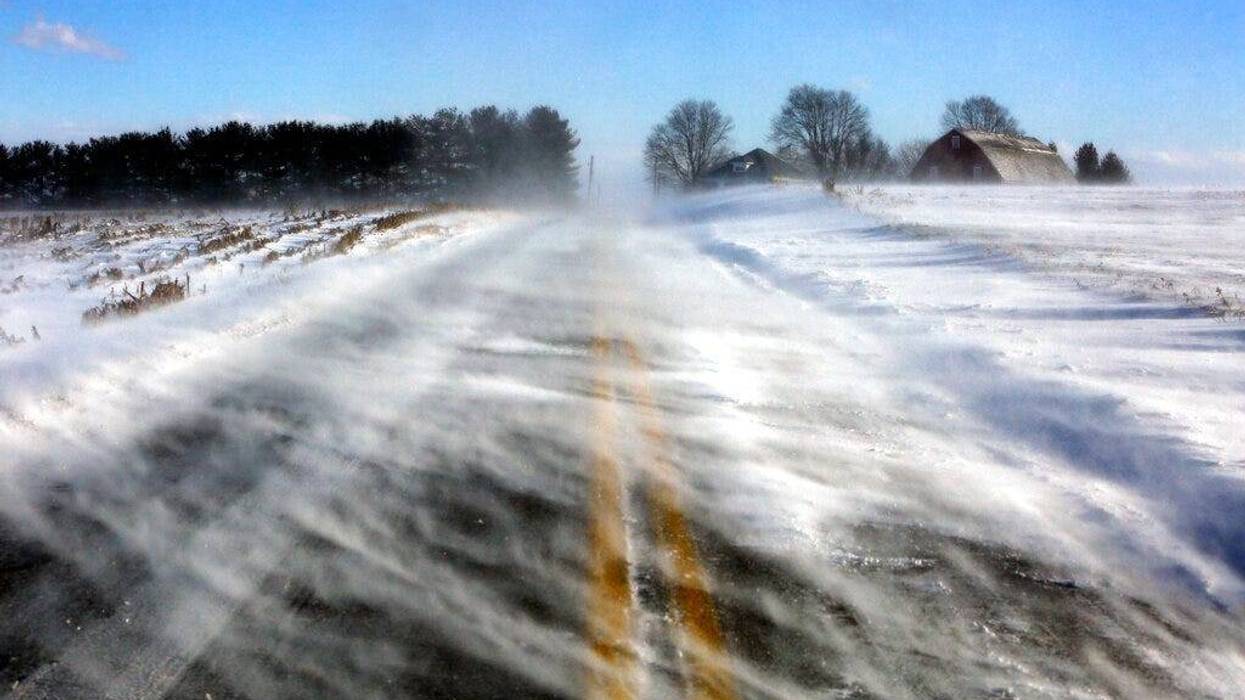 Drifting snow Lancaster County, Pa.