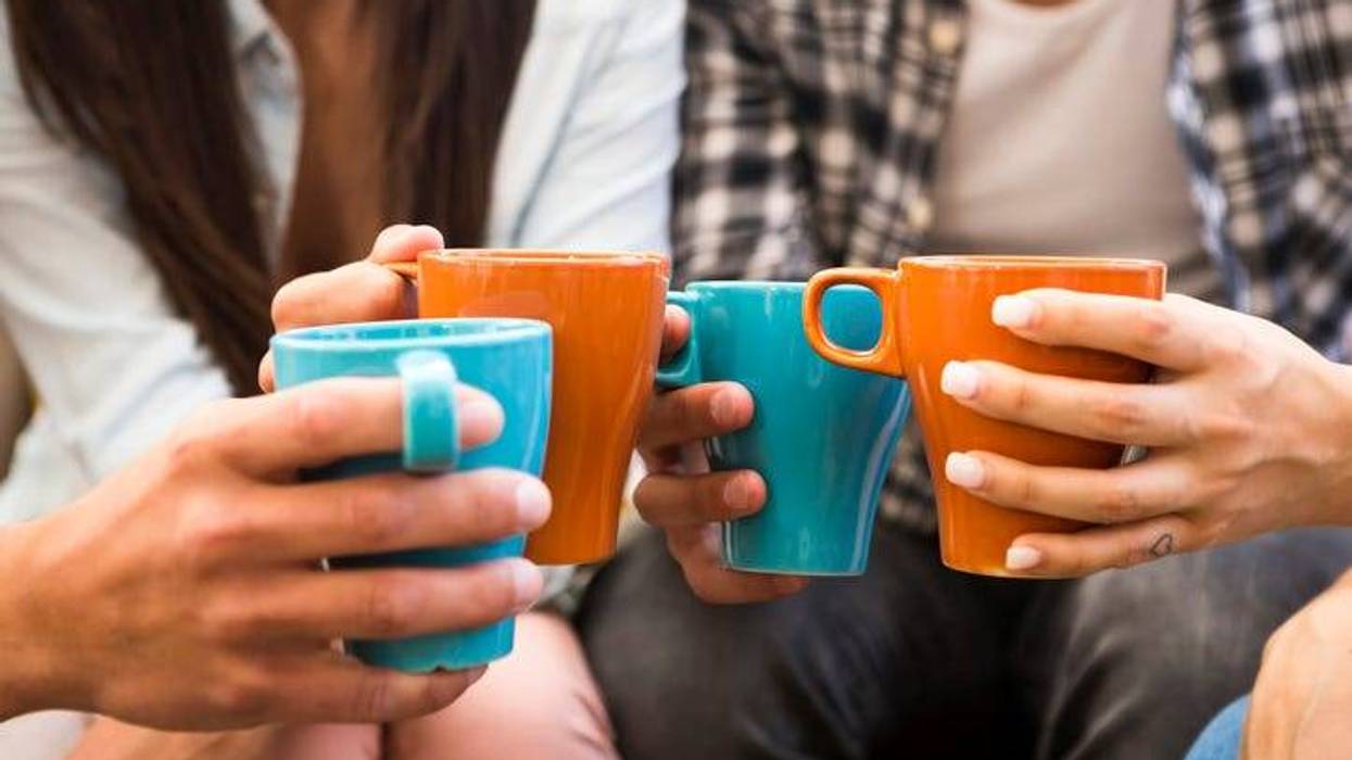Drinking Coffee