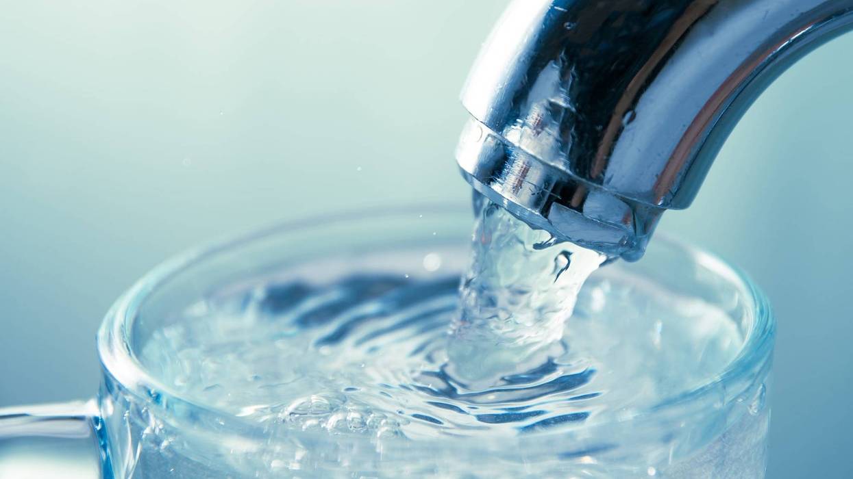 drinking water