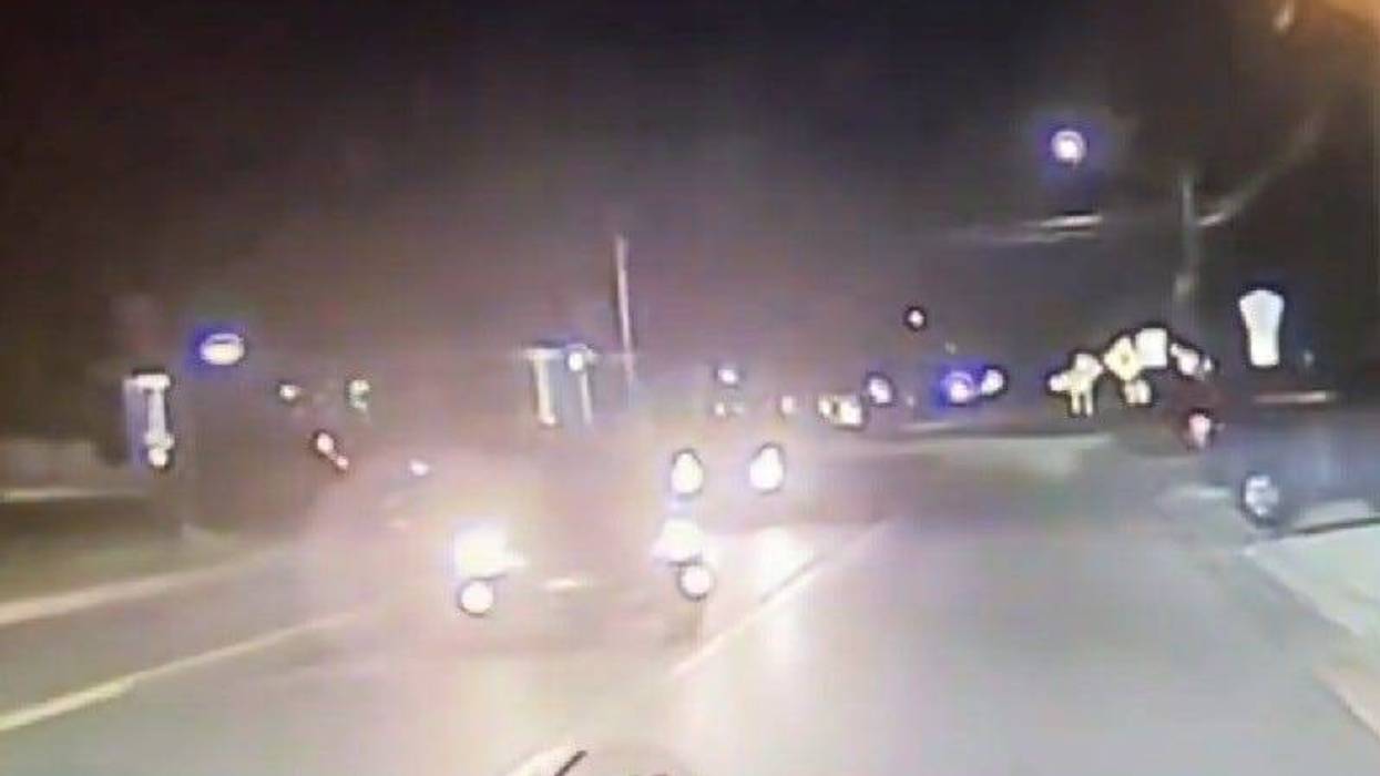 Driverless car approaches MSP trooper