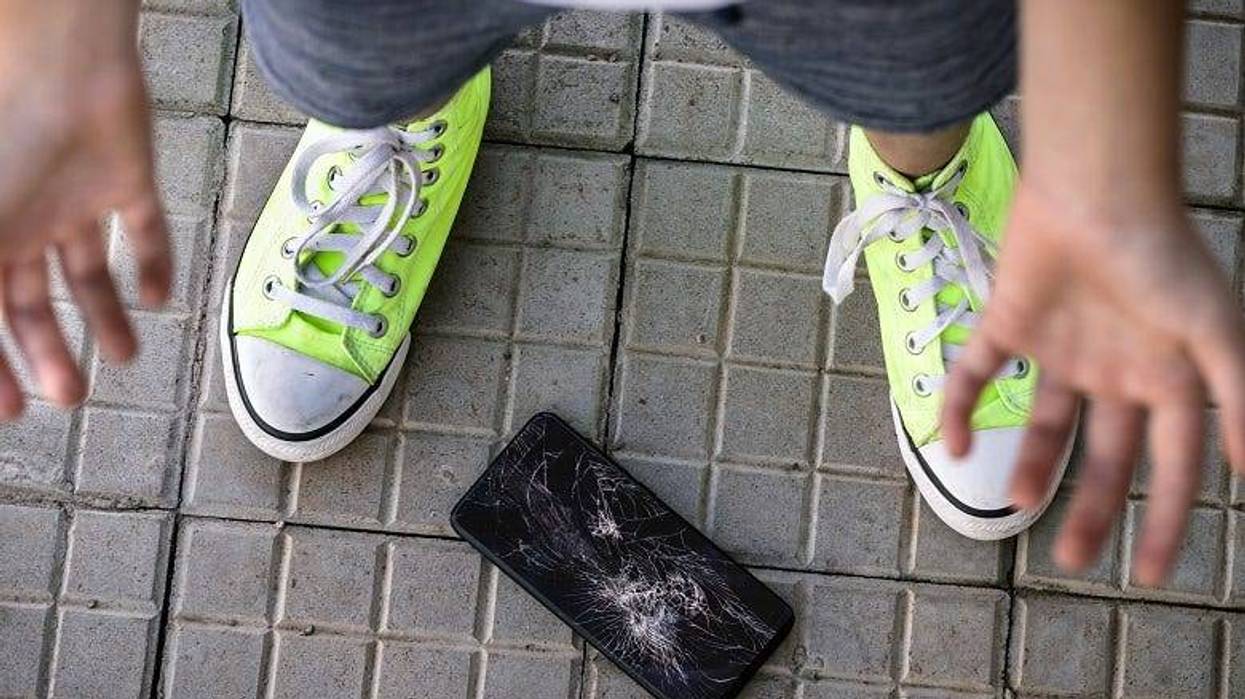 dropped IPhone