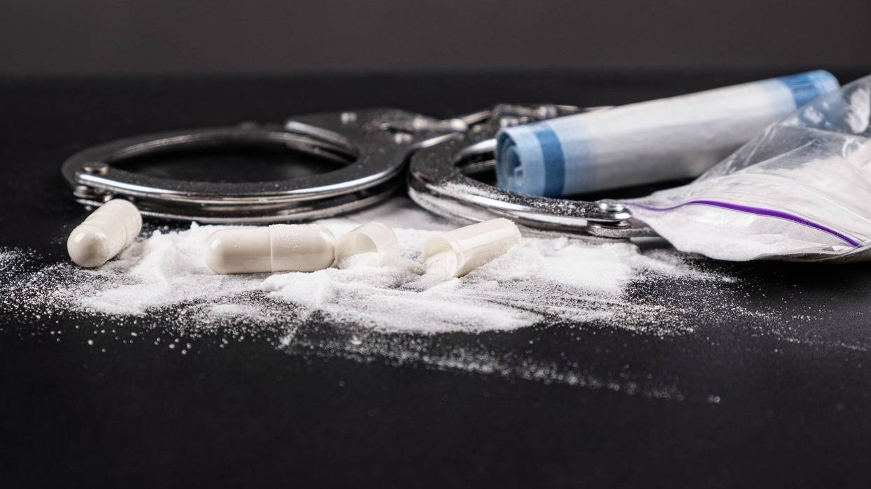 Drugs and handcuffs