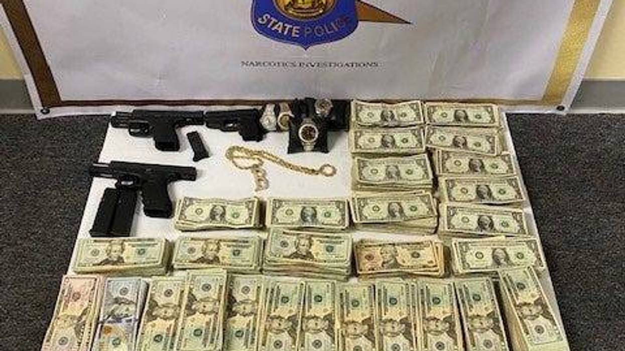 drugs, cash and guns seized by MSP in Macomb County