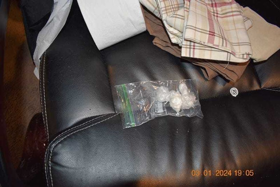 Drugs found at the home.