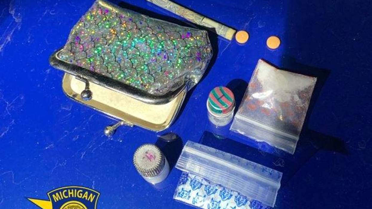 Drugs found in woman's sparkly purse