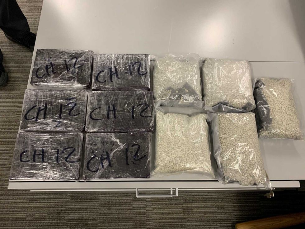 Drugs seized by DEA