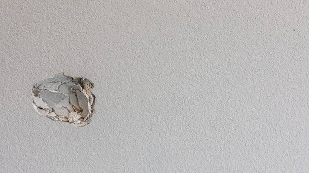 Drywall hole
