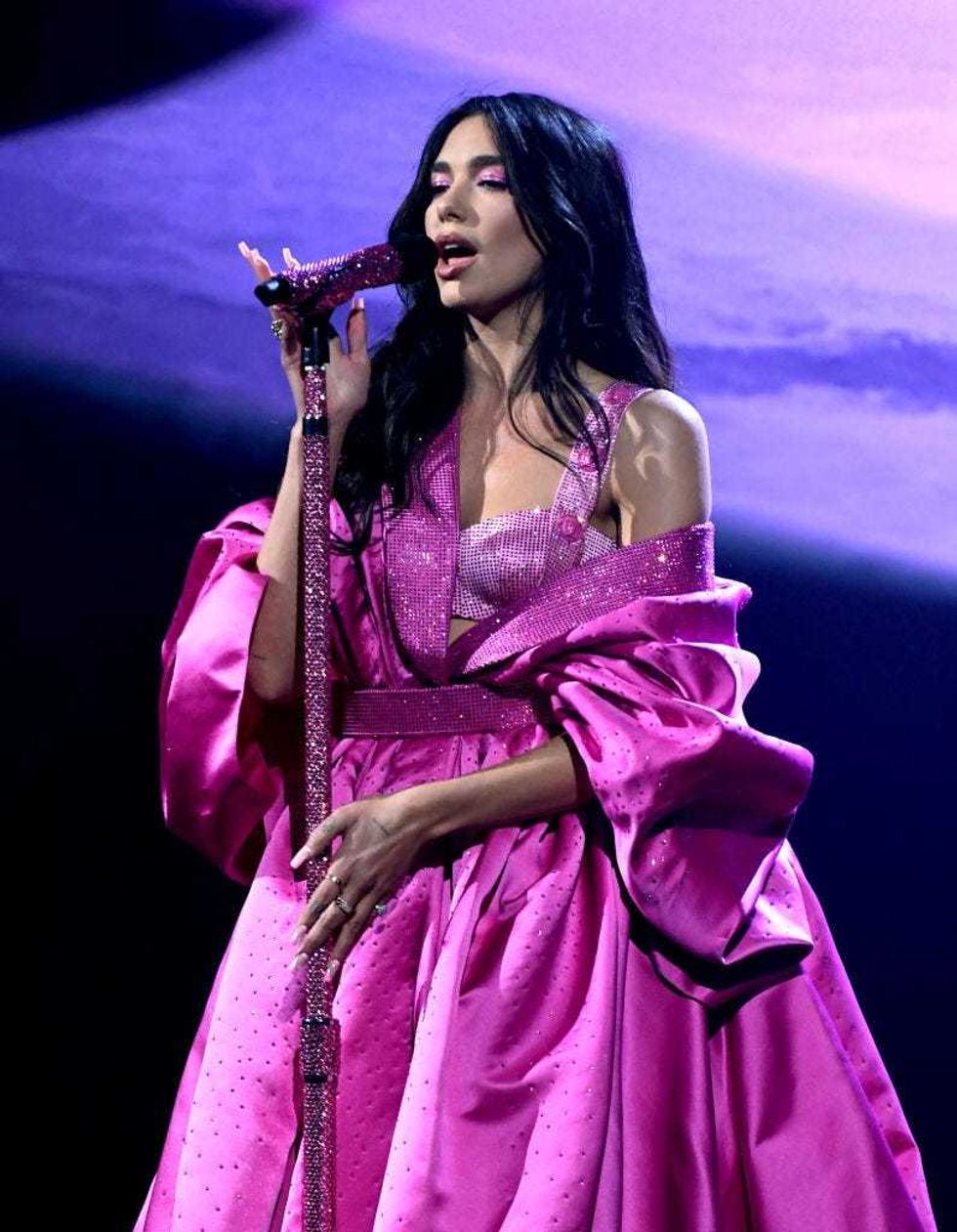 Dua Lipa performs onstage during the 63rd Annual GRAMMY Awards