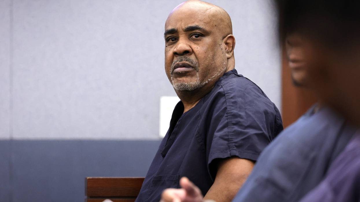 Duane "Keffe D" Davis appears in Clark County District Court for a trial readiness status check at the Regional Justice Center on June 17, 2025 in Las Vegas, Nevada.