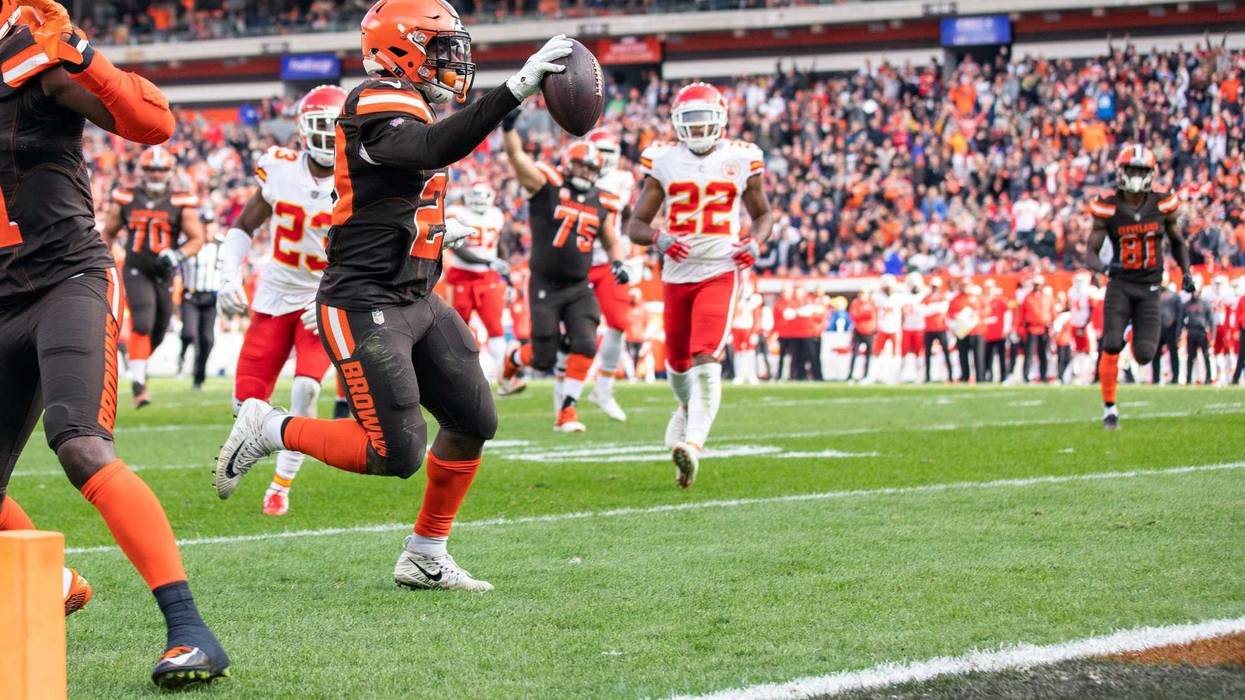 Duke Johnson scored touchdown against Kansas City Chiefs for Cleveland Browns