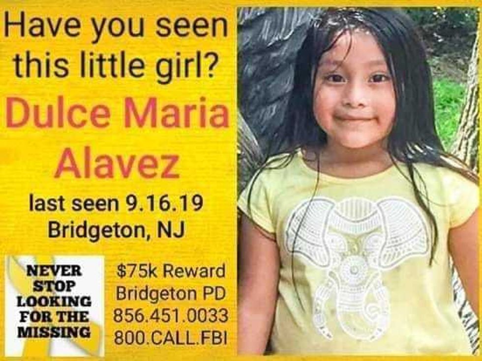 Dulce Alvarez missing poster