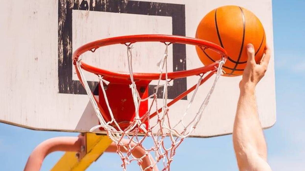 Dunk, Basketball, Hoop, Outdoors