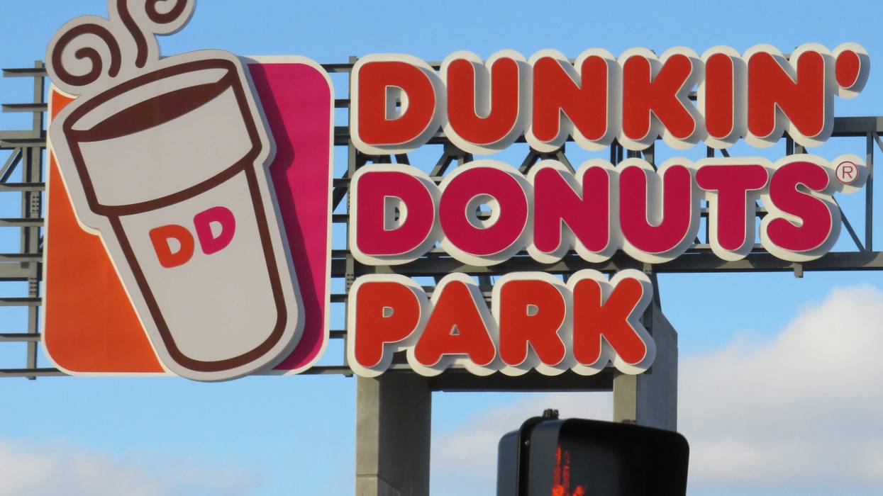 Dunkin' Donuts Park Sign in Hartford