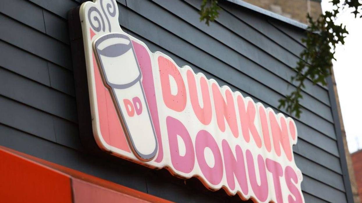 Dunkin' Donuts sign