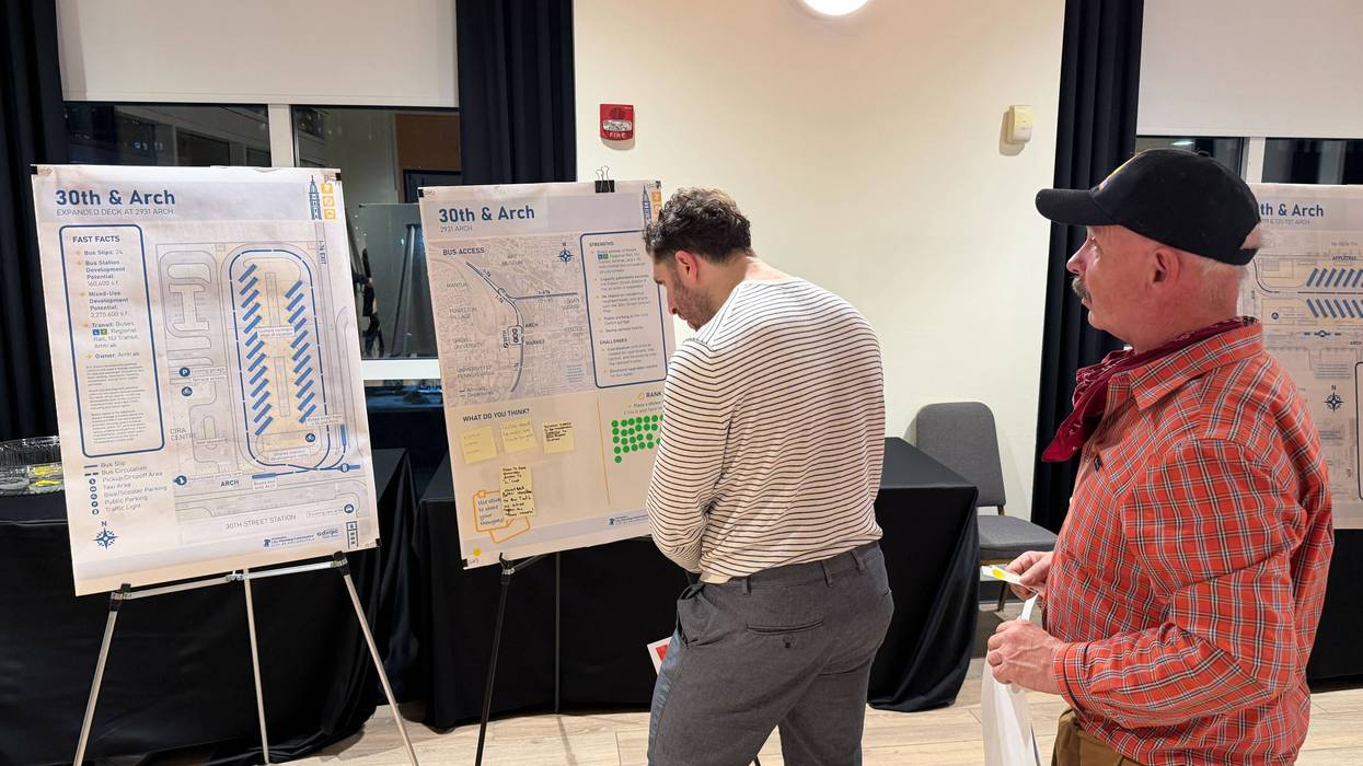 During an open house on Wednesday night, the Philadelphia City Planning Commission gathered feedback on three potential sites for a new intercity bus station.