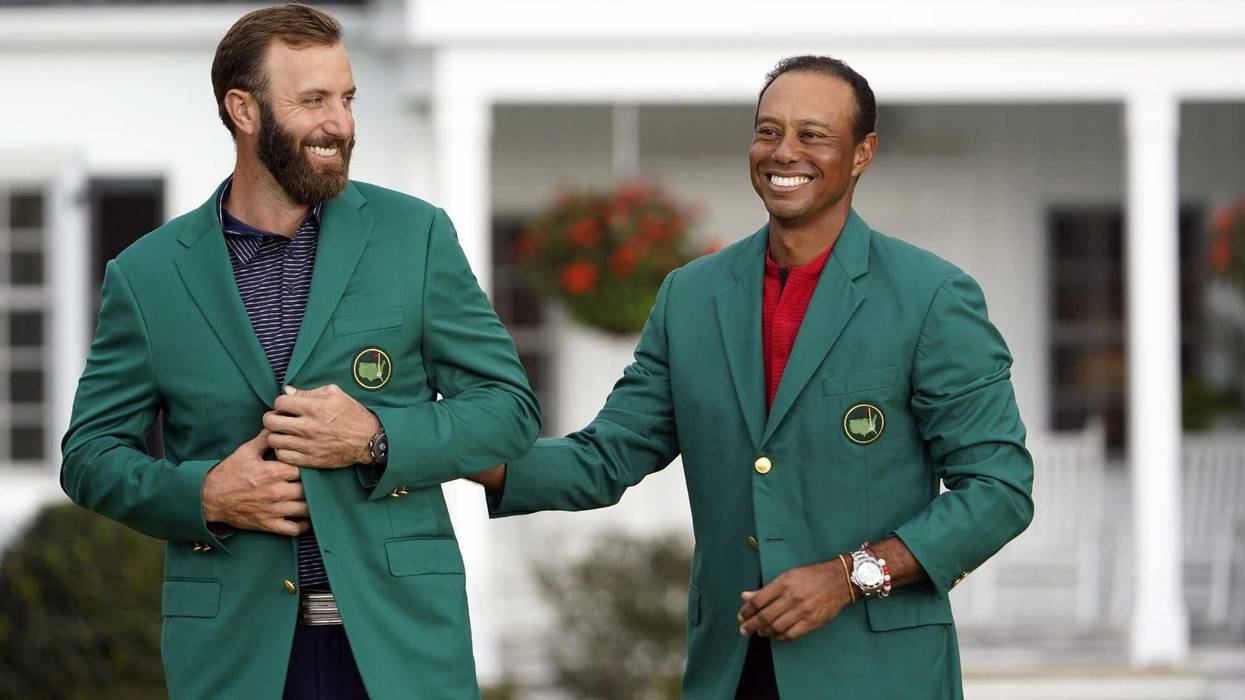 Dustin Johnson & Tiger Woods