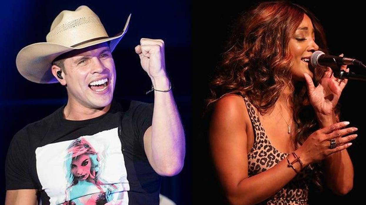 Dustin Lynch and Mickey Guyton