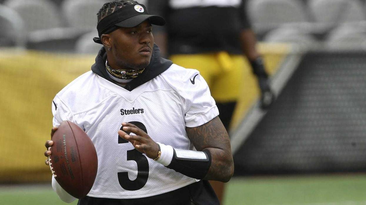 Dwayne Haskins in practice