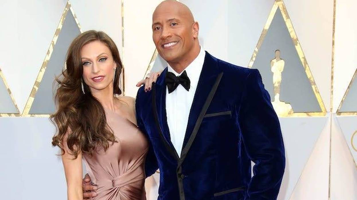 Dwayne Johnson, The Rock, Lauren Hashian, Red Carpet, 89th Academy Awards, 2017