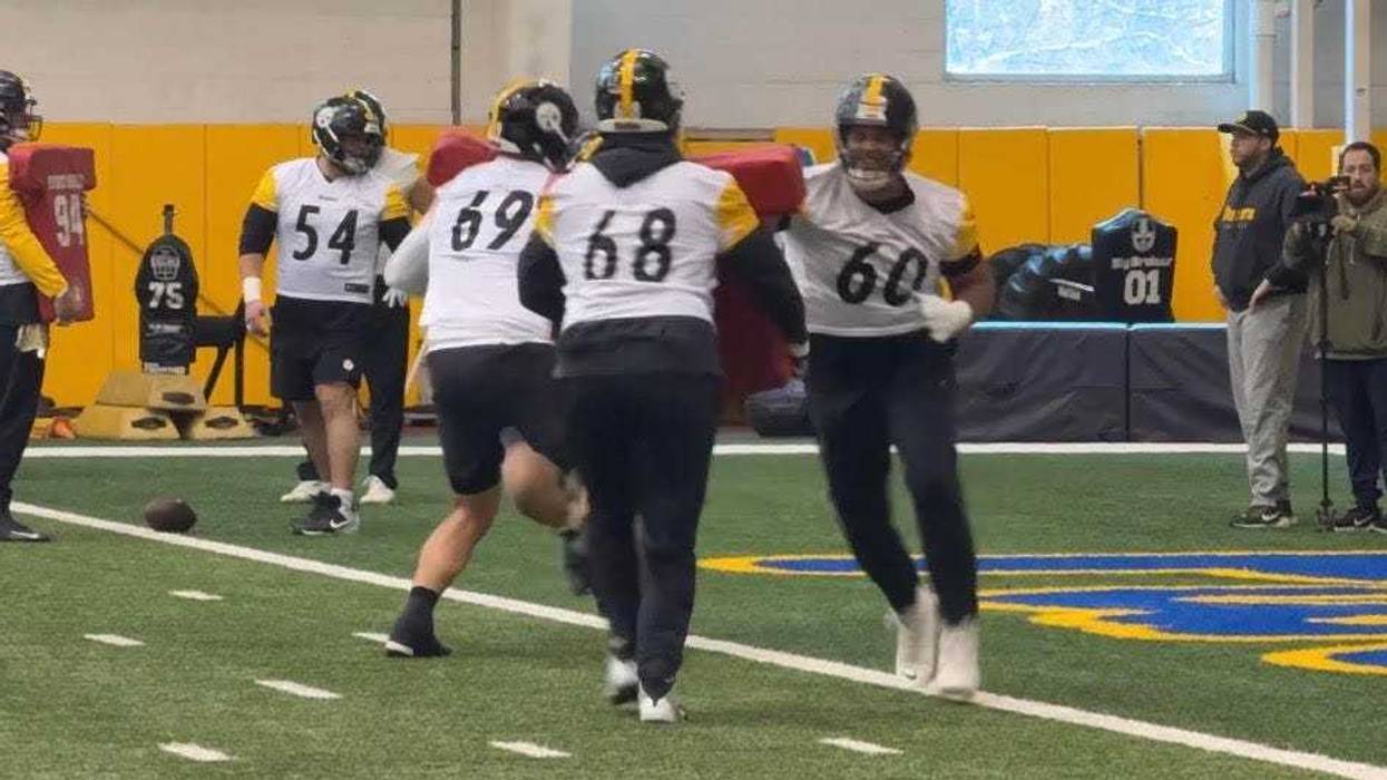 Dylan Cook at practice