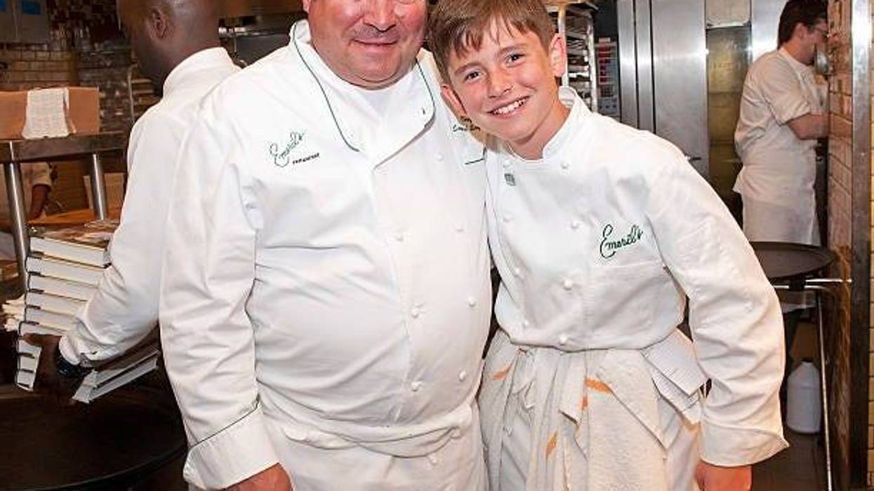 E.J. and Emeril Lagasse