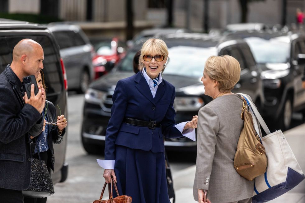 E. Jean Carroll leaves the courthouse on September 6, 2024