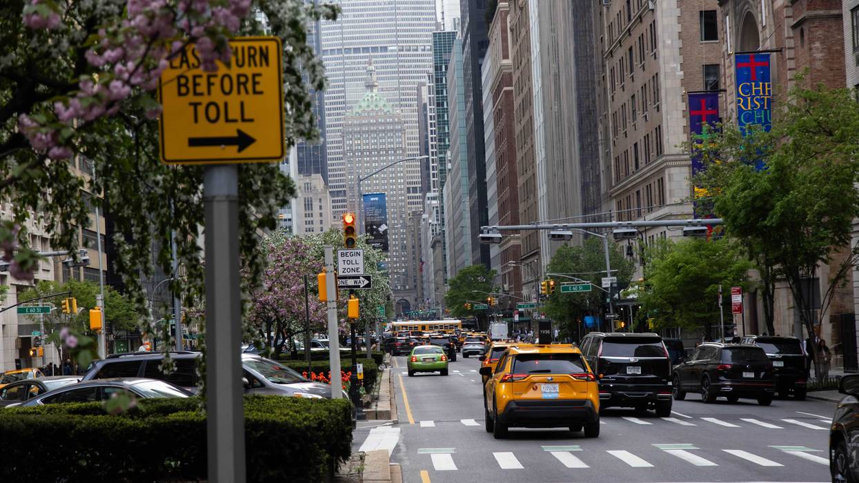 E-ZPass readers and license plate-scanning cameras over in New York