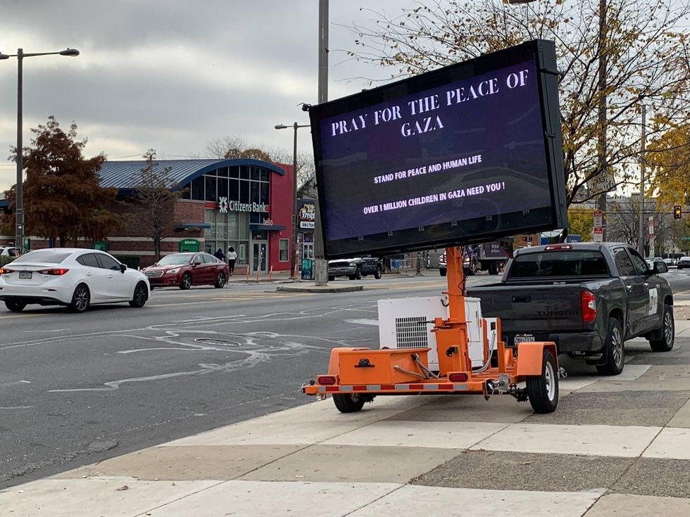 Each day, Sam Kuttab, a Christian Palestinian-American from Cheltenham, parks his pickup truck on Broad Street on Temple University