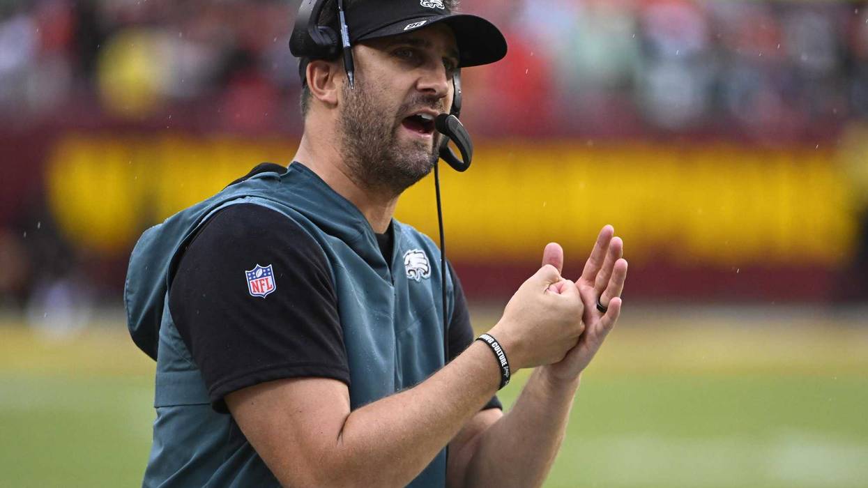 Eagles HC Nick Siranni on sidelines