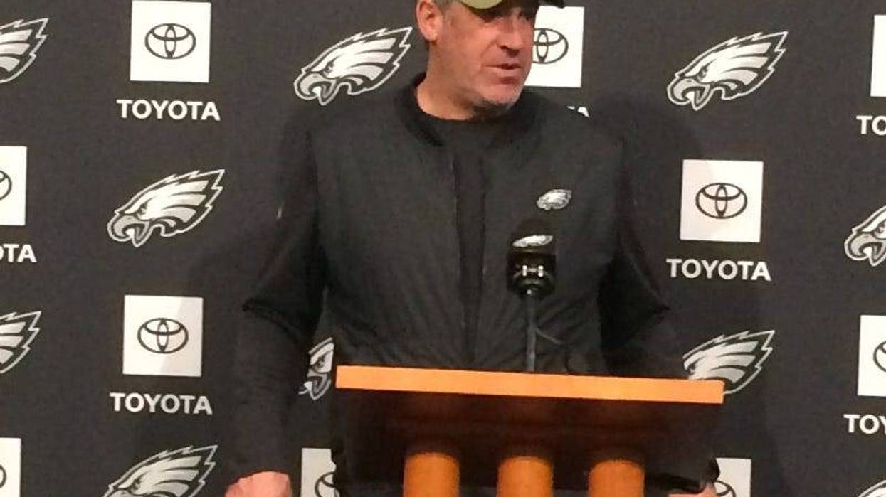Eagles head coach Doug Pederson addresses the media in advance of Sunday's showdown with the Seattle Seahawks.