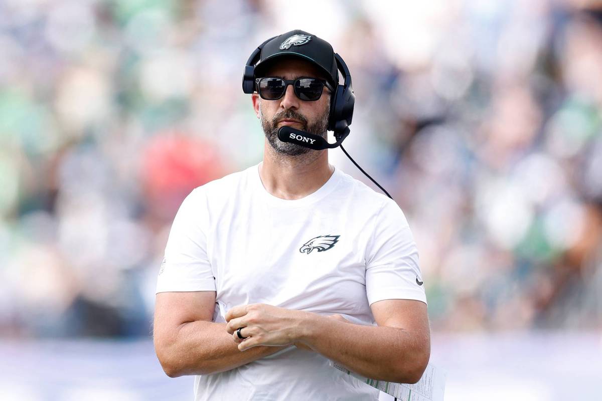 Eagles head coach Nick Sirianni