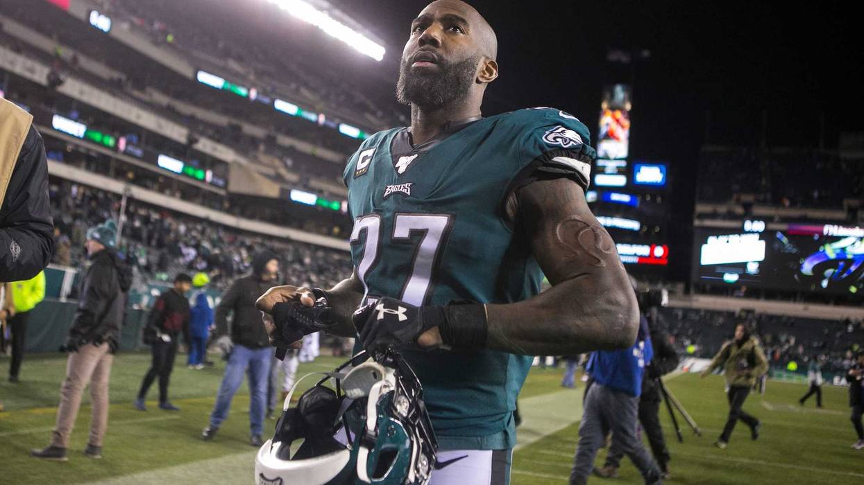 Eagles' Malcolm Jenkins (27) heads towards the locker room after losing to the Seattle Seahawks 17-9 Sunday night at Lincoln Financial Field. Sports Eagles Seahawks