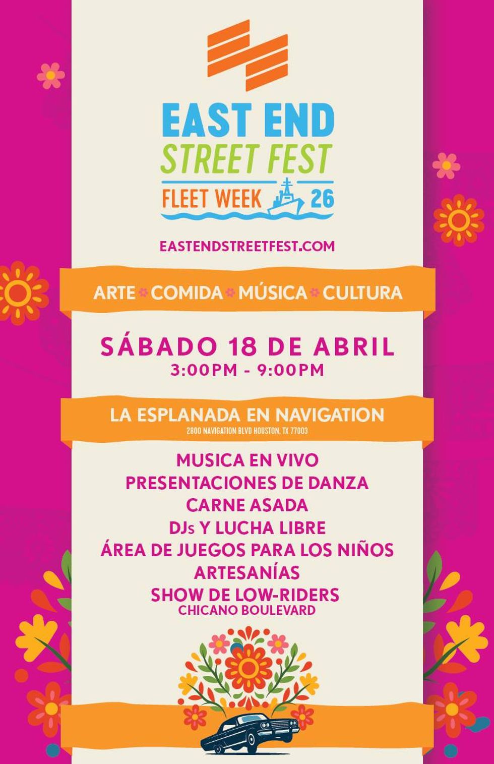 East End Street Fest flyer