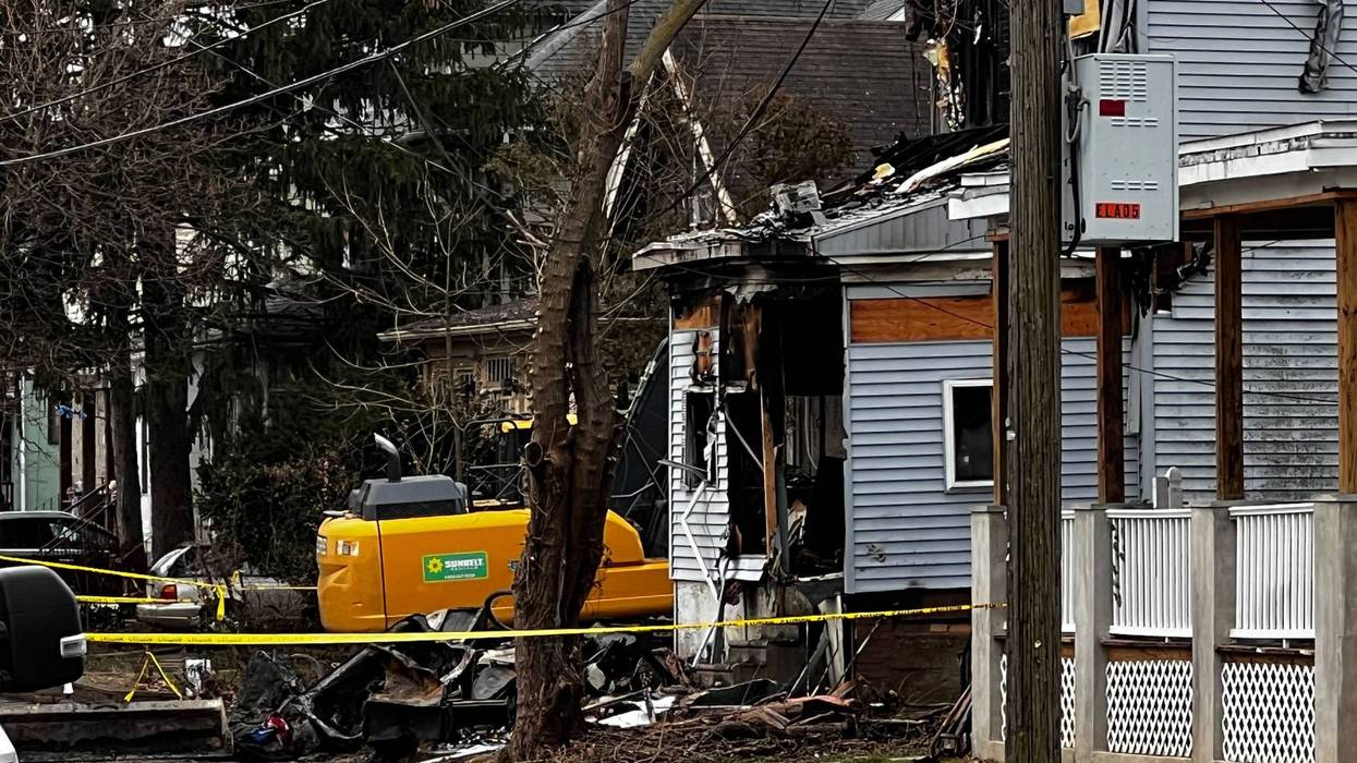 East Lansdowne house fire wreckage