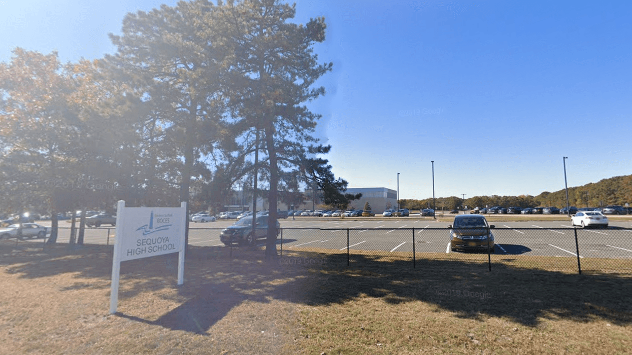 Eastern Suffolk BOCES Sequoya High School, the school where a student made threats against the LGBTQ community.