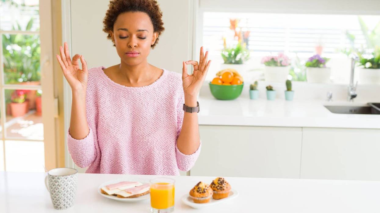 Eating Breakfast alone