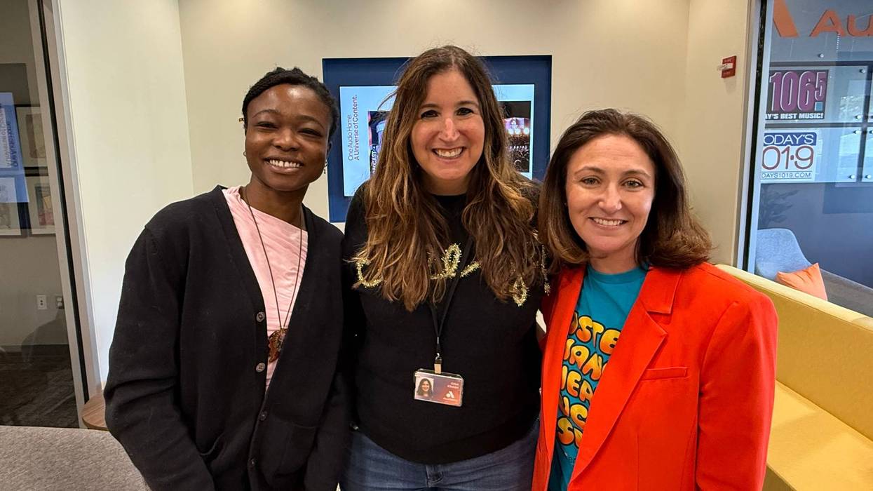 Ebony Battle, Intern, Erin Levitas Initiative & Foundation & Marissa Jachman, Executive Director, Erin Levitas Foundation with Gina Crash