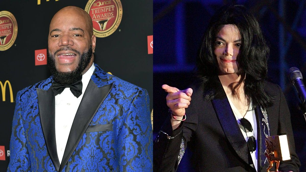 Ed Lover and Michael Jackson