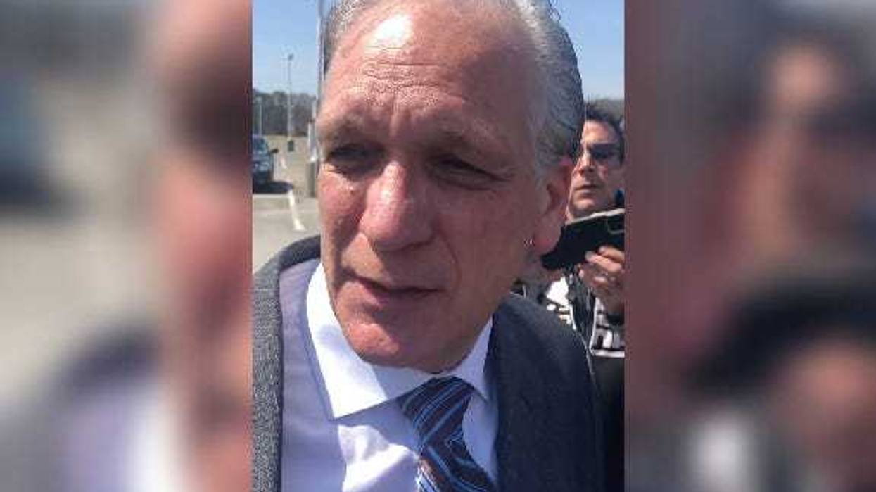 Ed Mangano leaves the Nassau County courthouse on Thursday, April 14 for his 12 year prison sentence on federal corruption and bribery charges.