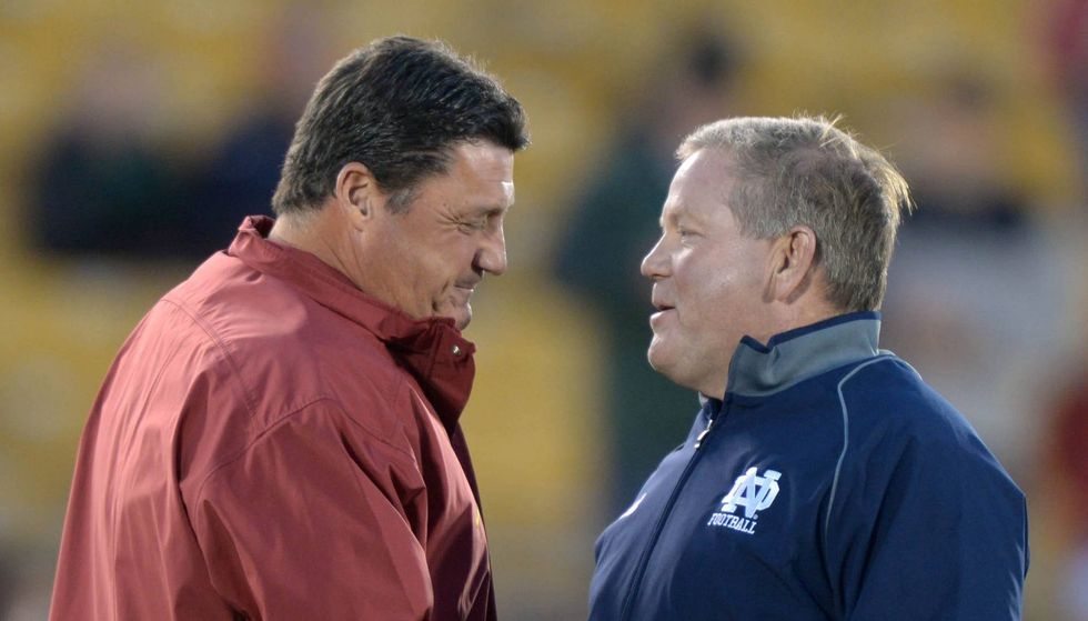 Ed Orgeron, Brian Kelly